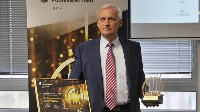 Vysočinským podnikatelem roku se stal Lubomír Stoklásek, šéf Agrostroje