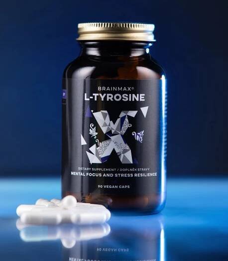 BrainMax L-Tyrosine 750 mg 90 kapslí