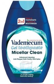 Vademecum Gel 2v1 Micellar Clean zubní pasta 75 ml