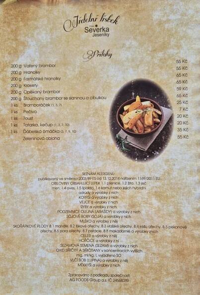 RESTAURACE – SeverkaJeseniky