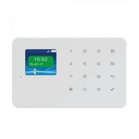  alarm GSM set, ovládácí panel, 2x dálkové ovládání, PIR čidlo, okenní/dveřní senzor 