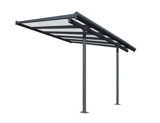 Palram Zahradní hliníková pergola Sierra 3000 3 x 3 antracitová