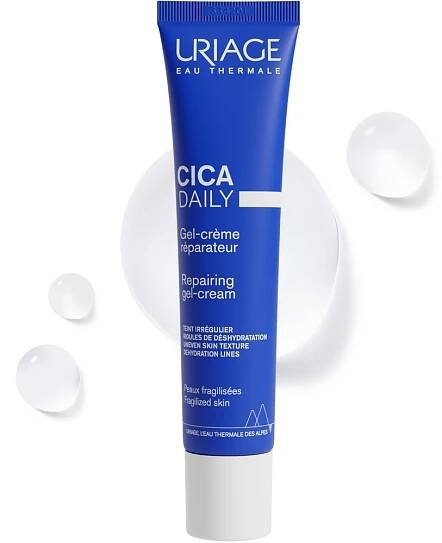 Uriage Cica Daily Repairing Gel-Cream regenerační a hydratační gel pro oslabenou pleť