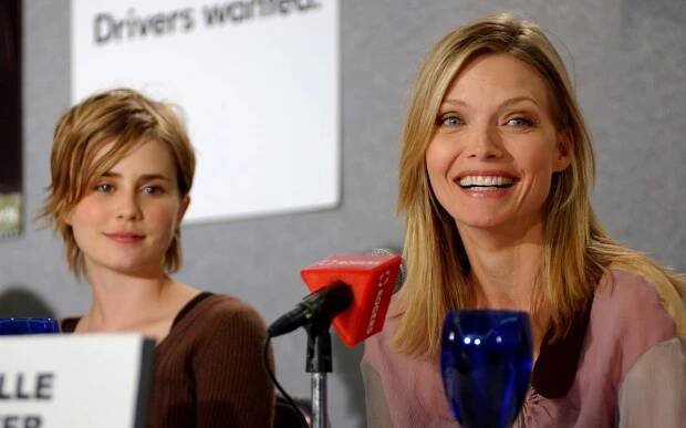 Alison Lohman and Michelle Pfeiffer at the Toronto International Film Festival, 2002