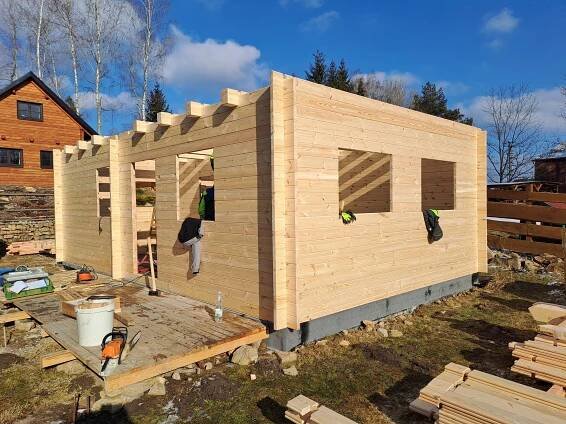 Dřevostavba chaty | ECOSTAVBY