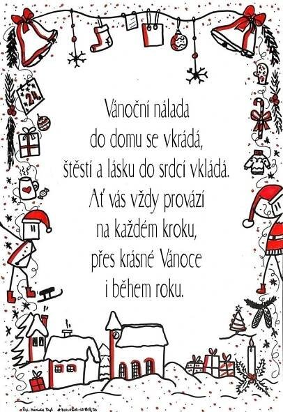 Vánoční přání - Pinterest