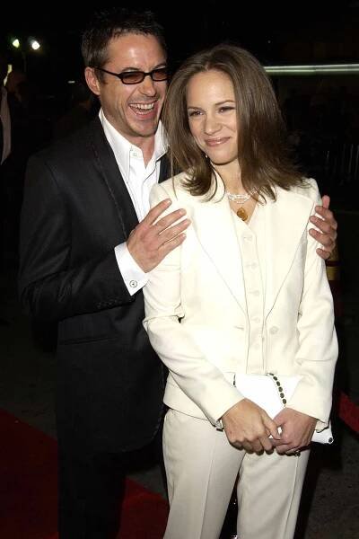 Robert Downey Jr. and Susan Levin during "Gothika" Premiere - Los Angeles at Mann Village Theatre in Westwood, California, United States.