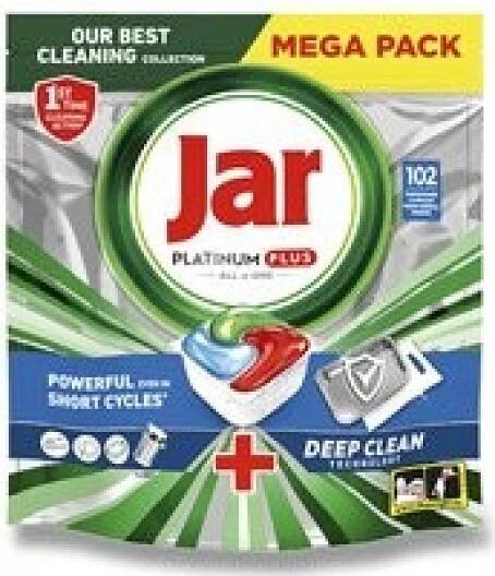 Jar Tablety do myčky Platinum Plus Blue Deep Clean 102 ks