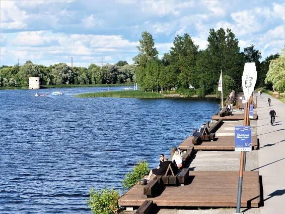 Nábřeží řeky Pärnu