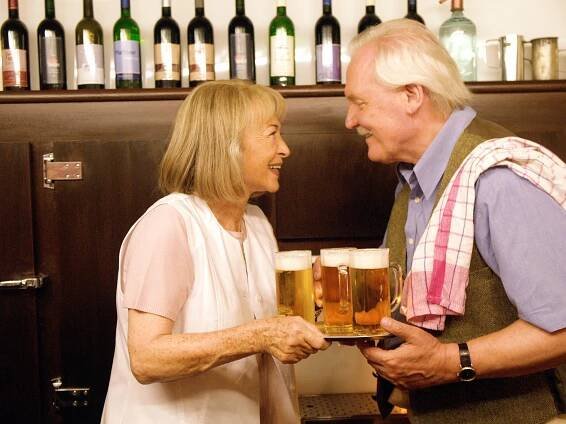 Der Winzerkönig - Die Eisheiligen - Z filmu - Christine Ostermayer, Wolfgang Hübsch