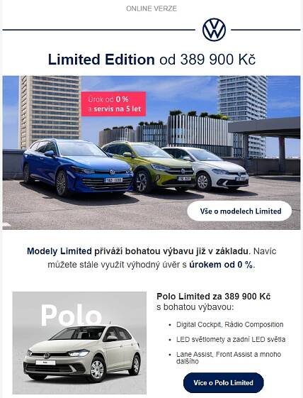 Limited Edition od 389 900 Kč | Golf výhodně na operativní leasing | Tayron již brzy