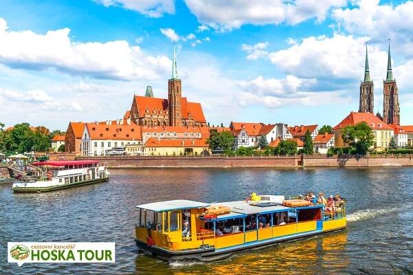 Řeka Odra ve Wroclawi - školní zájezdy do Polska
