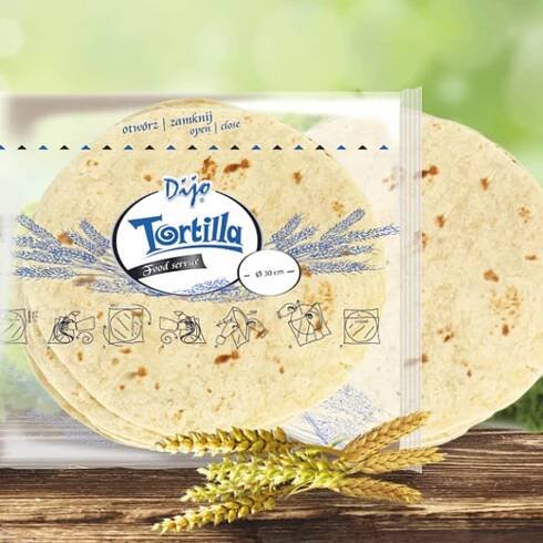 DIJO TORTILLA 30 cm (18 kusů x 80 g) = 1440 g