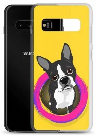 "Love You To The Moon And Back" Samsung Case (yellow)