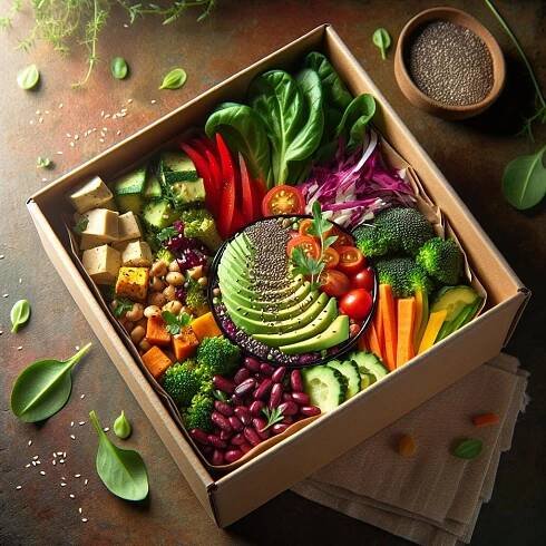 Zdravý box na svačinu: Pestrobarevný Buddha bowl do krabičky 2
