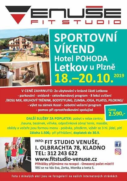 Pobytové akce | Fitstudio Venuše cvičení Kladno