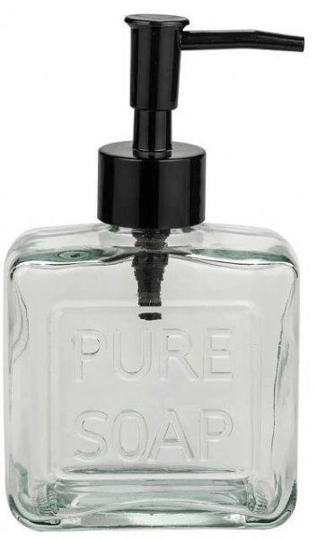 Wenko Dávkovač tekutého mýdla Pure Soap Picco, transparentní, 250 ml