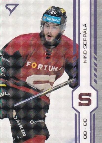 paralel karta NIKO SEPPALA 24-25 SZ ELH Play Off Puck Marks číslo 380