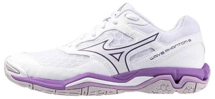 Dámská sálová obuv Mizuno  Wave Phantom 3 White/Patrician Purple/Quince