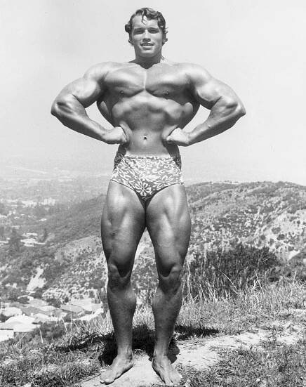 A Man Posing On A Hillside