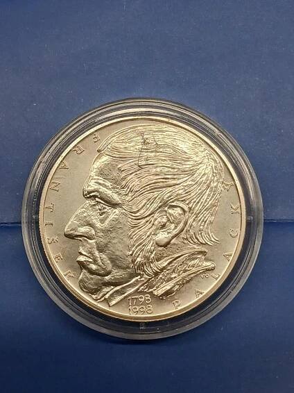 Stříbrná mince 200 Kč František Palacký BK s certifikátem - Numismatika