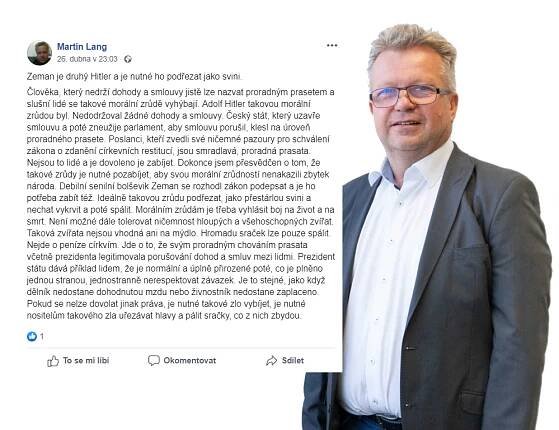 Martin Lang rezignoval na funkci radního Jesenice