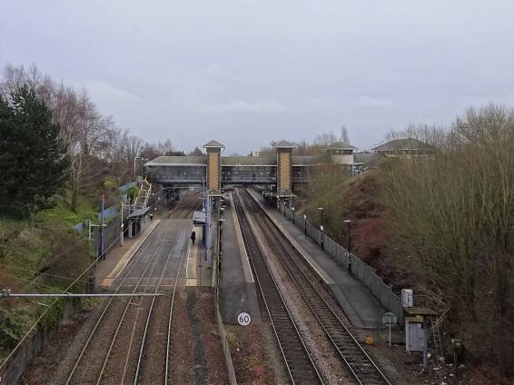 The Hawthorns station