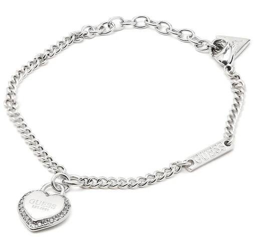 Náramek Guess | Stříbrný UBB01422
