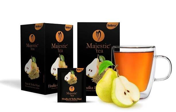 Nechte se unášet na vlnách chuti čaje Majestic Tea Hruška & Yerba Maté » Pro-miminka.cz Jídlo a pití %