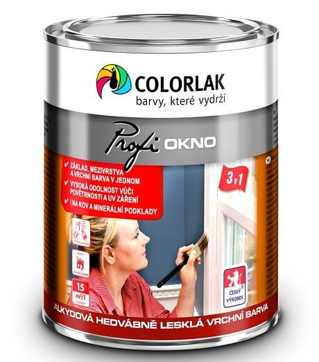 COLORLAK Profi Okno C6003 slonová kost 0,6 l