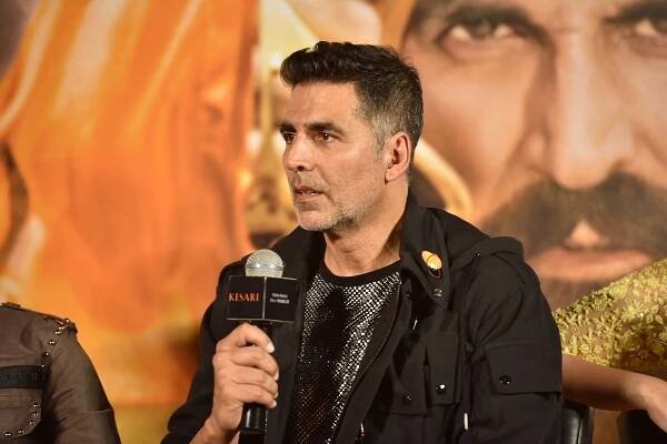 Mumbai: Actor Akshay Kumar at a press conference of his upcoming film "Kesari" in Mumbai, on March 15, 2019. (Photo: IANS)