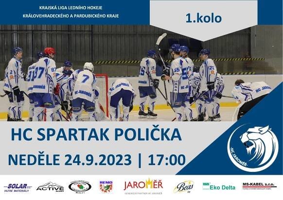 První kolo Krajské ligy již tuto neděli – HC Jaroměř