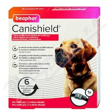 beaphar Canishield 1.04g obojek pro velké psy 65cm