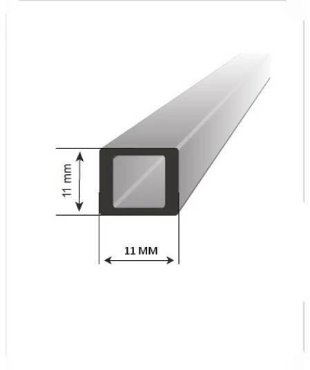 Příčka hranatá 10x10mm pro svislou výplň