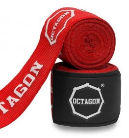 Boxerské Bandáže Octagon Red Supreme Printed 3m Litoměřice