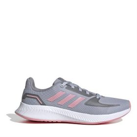 Grey/Pink - adidas - Runfalcon 2 Running Shoes Junior Girls