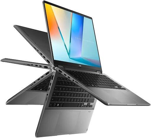ASUS Vivobook 14 Flip TP3407SA-OLED040X Matte Gray kovový
