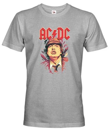Pánské tričko s potiskem kapely AC/DC - parádní tričko s potiskem rockové skupiny AC/DC