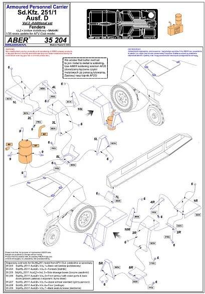 Sd.Kfz. 251/1 Ausf. D Vol.2- Fenders (AFV)
