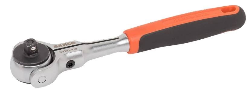 Obousměrná ráčna 1/4" s výkyvnou hlavou 8120-1/4