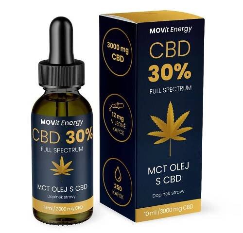 MOVIT ENERGY CBD 30% Full Spectrum MCT olej 10 ml
