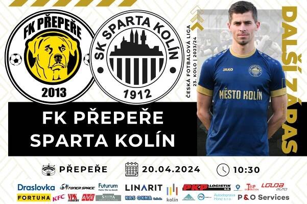 Kolín vyrazí na sever, čekají ho poslední Přepeře - SK Sparta Kolín, z.s.