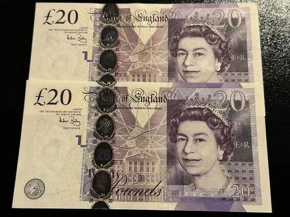 20 GBP (a) UNC - Bankovky