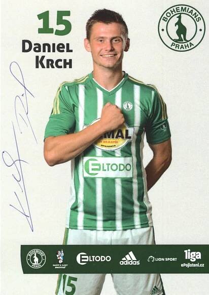 Kopaná – Daniel KRCH   - Ostatní sběratelské předměty