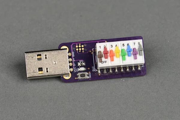 Building a DIP Switch USB Stick Using the Microchip PIC16F1459 | Photons, Electrons, and Dirt