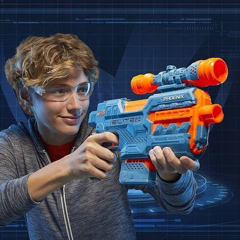 PISTOLE NERF ELITE 2.0 PHOENIX CS-6 AUTOMAT + ZAMĚŘOVAČ EAN (GTIN) 5010993732425