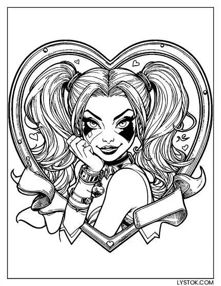 Harley Quinn Omalovánky 
