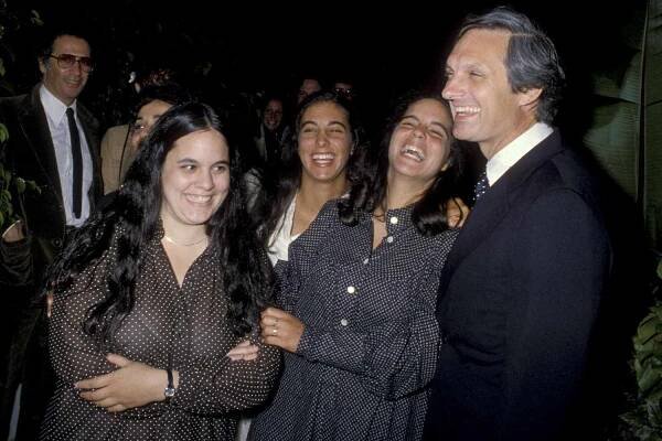 Alan Alda, wife Arlene Weiss and daughters Elizabeth Alda, Eve Alda and Beatrice Alda attend 19th Birthday Party for Elizabeth Alda