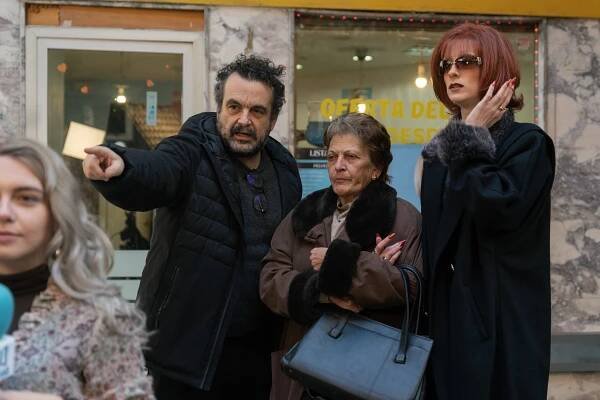 Jsem hvězda - Loly Álvarez, Arlekin a Lost Highway - Z natáčení - Nacho Vigalondo, Rocío Ibáñez, Ingrid García Jonsson