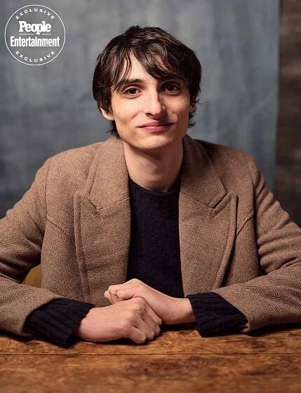 Finn Wolfhard of 'The Legend of Ochi' at the Shutterstock, PEOPLE and EW Official Sundance Film Festival Portrait Studio, Day 3, Park City, Utah, USA - 26 Jan 2025
